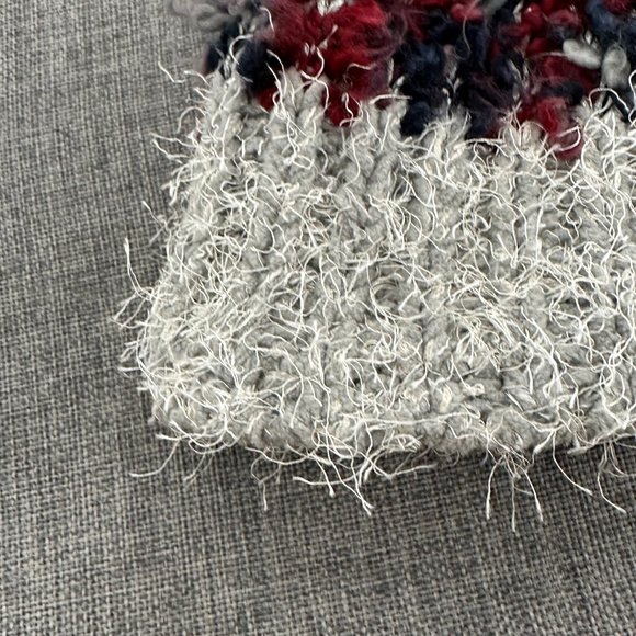 Pompom‎ Houston Texans Knit Hat Fringe Red Black Gray Women's Sport Hat - Picture 2 of 9